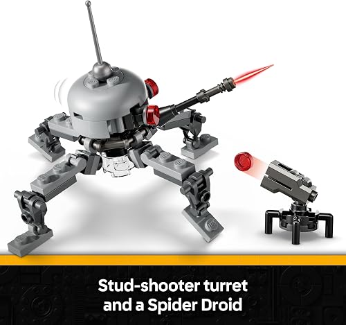 LEGO Star Wars 75431 327th Star Corps Clone Troopers Battle Pack - Collectible Toy incl. 4 Minifigures, 3 Battle Droid Figures & an AT-RT - Gift for 7+ Year Old Boys & Revenge of the Sith Fans - 7