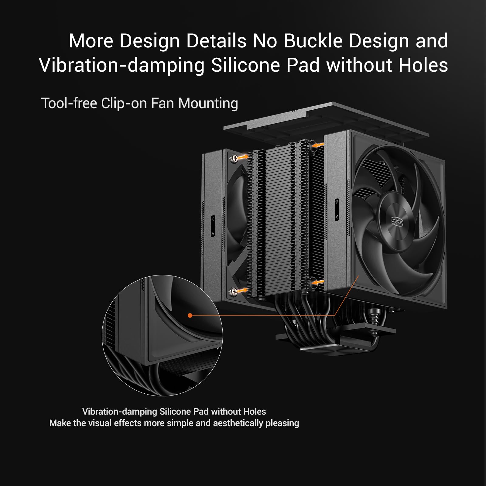Amazon.co.jp: PCCOOLER CPUエアクーラー 7本のヒートパイプ フラッグ