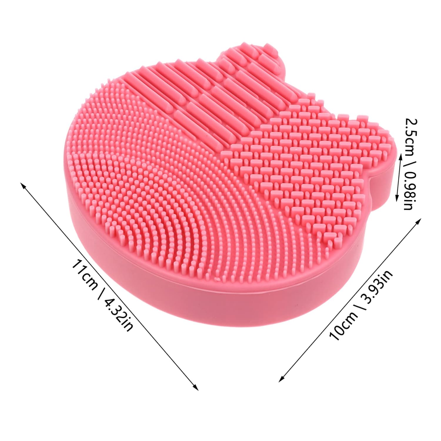 Ipetboom Silicone Makeup Brush Cleaning Mat and Holder for Brush Cleaning and Storage Design for Skincare and Makeup Application image 2