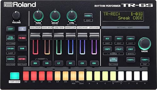 Miniatura 2 de Roland TR-8S Aria Rhythm Machine Bundle con cable MIDI de 10 pies y paño de pulido Austin Bazaar