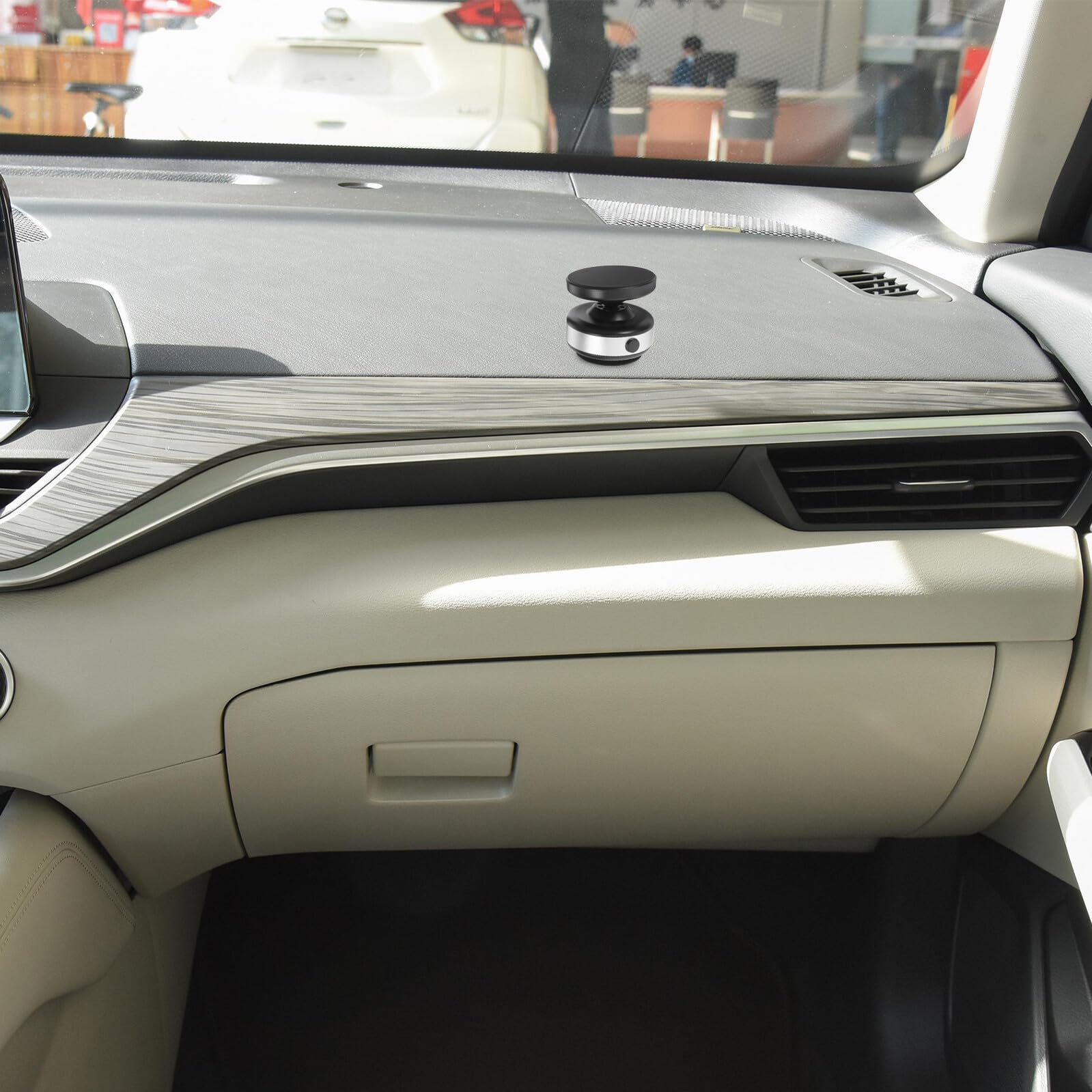 VALICLUD Supporto Magnetico per Telefono Auto Ventosa in Plastica, Design Pieghevole e Tecnologia a Vuoto per Cruscotto, per Smartphone in Auto