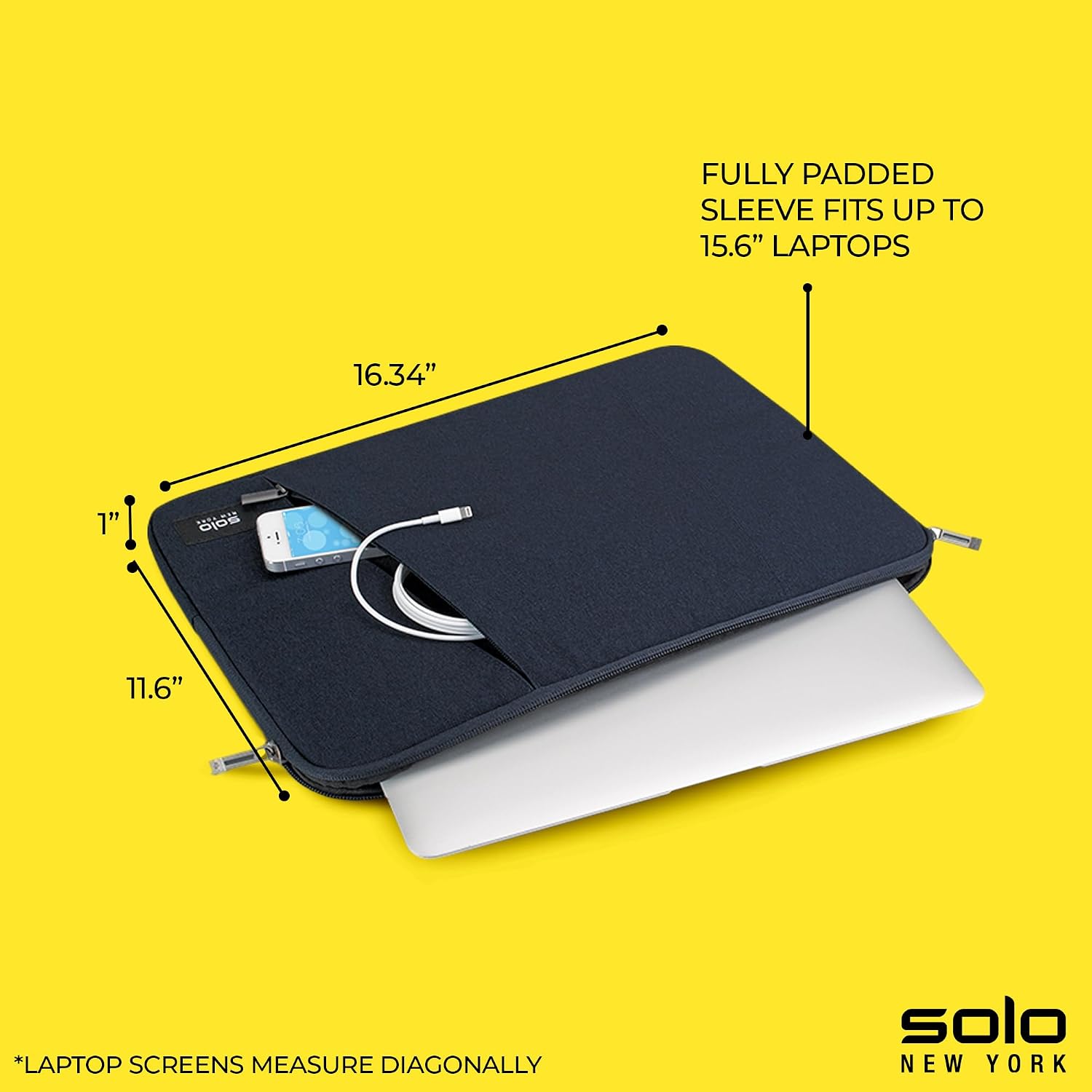 Solo Oswald 15.6 Laptop Sleeve
