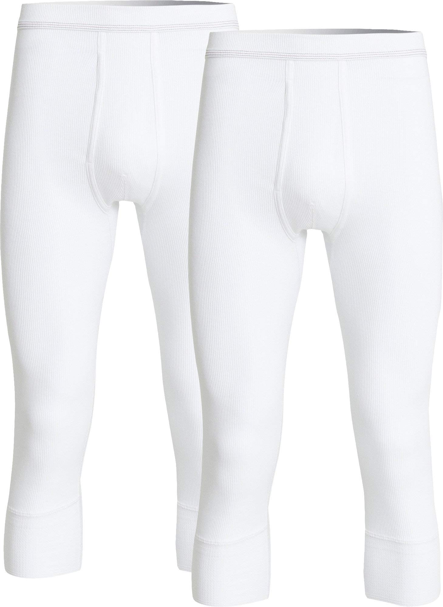 con-ta Herren-Unterhose, 3/4-lang 2er-Pack Feinripp weiß Größe 5
