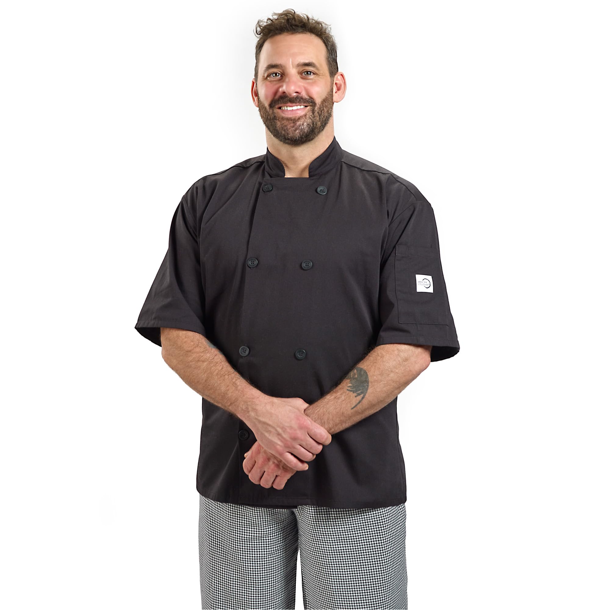 Mercer Culinary Unisex Kurze Ärmel Kurze Ärmel (1er Pack)