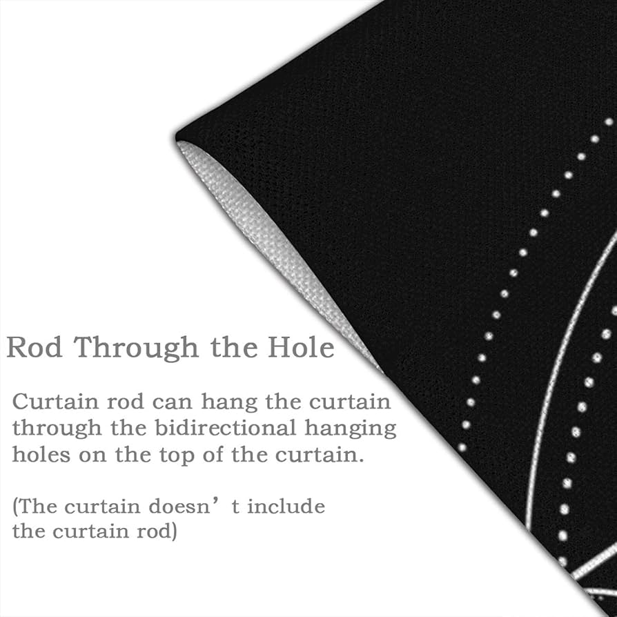 Amazon｜のれん 暖簾 月日 占い 間仕切りカーテン ローグ 目隠し