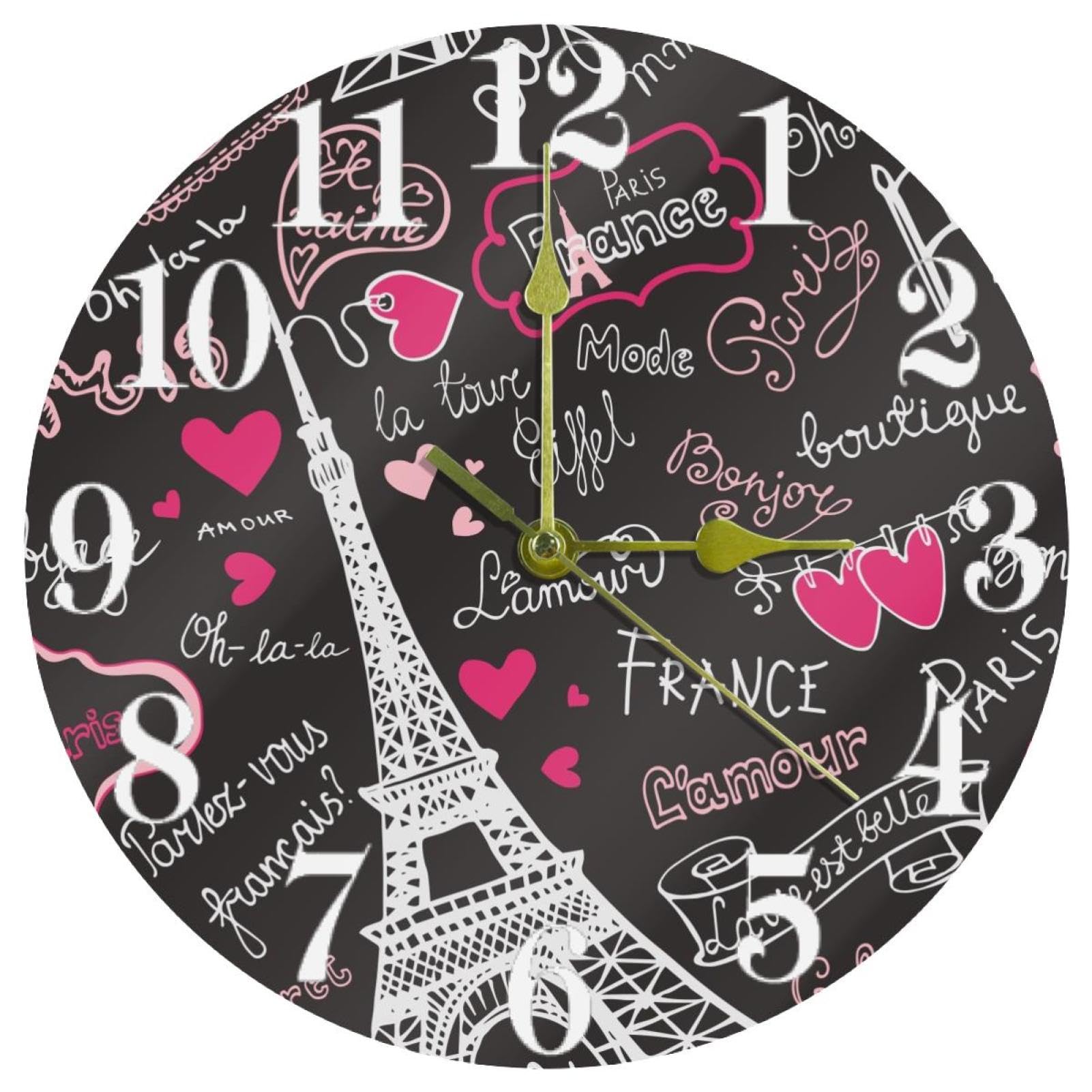 Horloge murale silencieuse pour travailler sans bruit au bureau