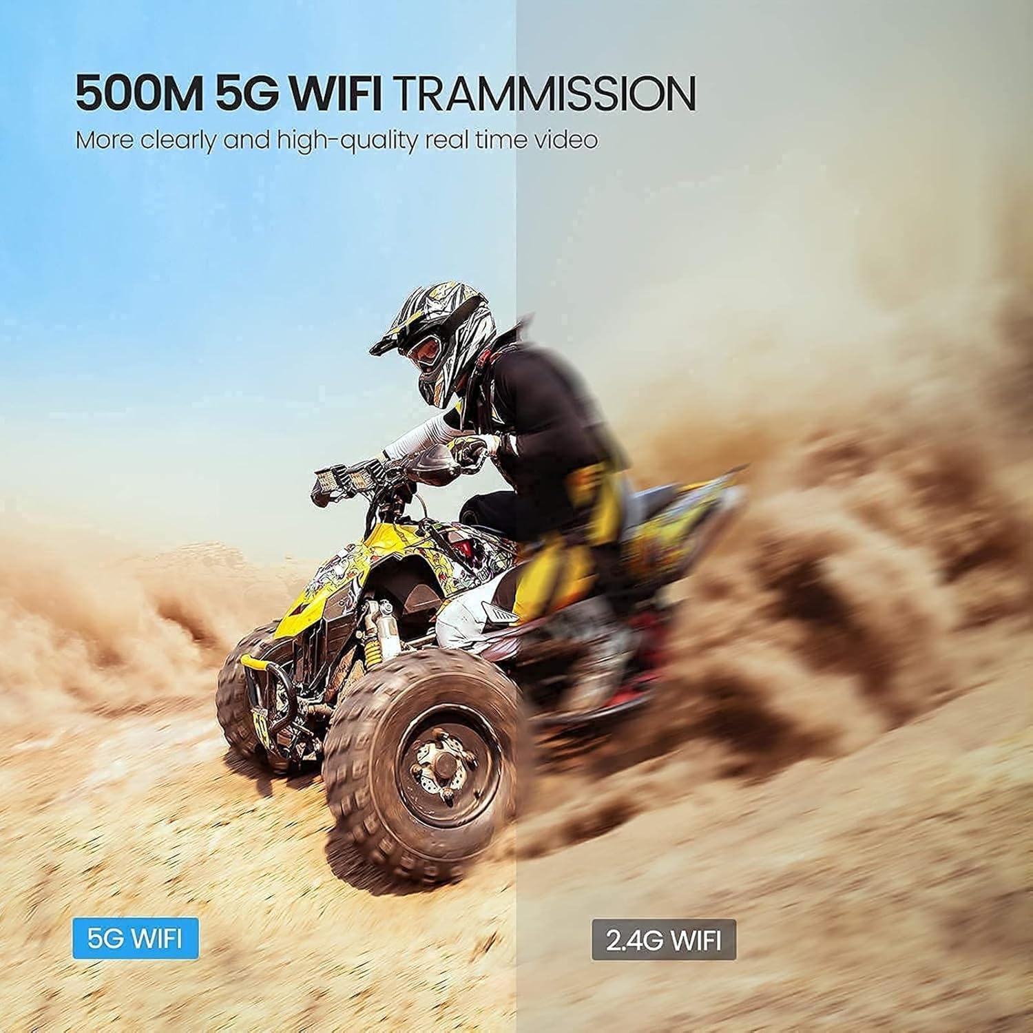 F3 GPS Drone with 6K Camera for Adults 5 GHz FPV Live Video 2 Batteries and Carrying Case Foldable RC Quadcopter with 6K Auto Return Home GPS 4k