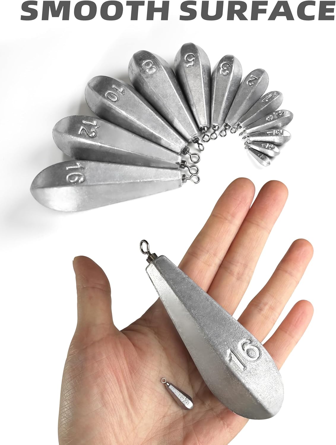 Fishing Sinkers BLUEWING Bank Sinker 1LB Box Fishing Weights