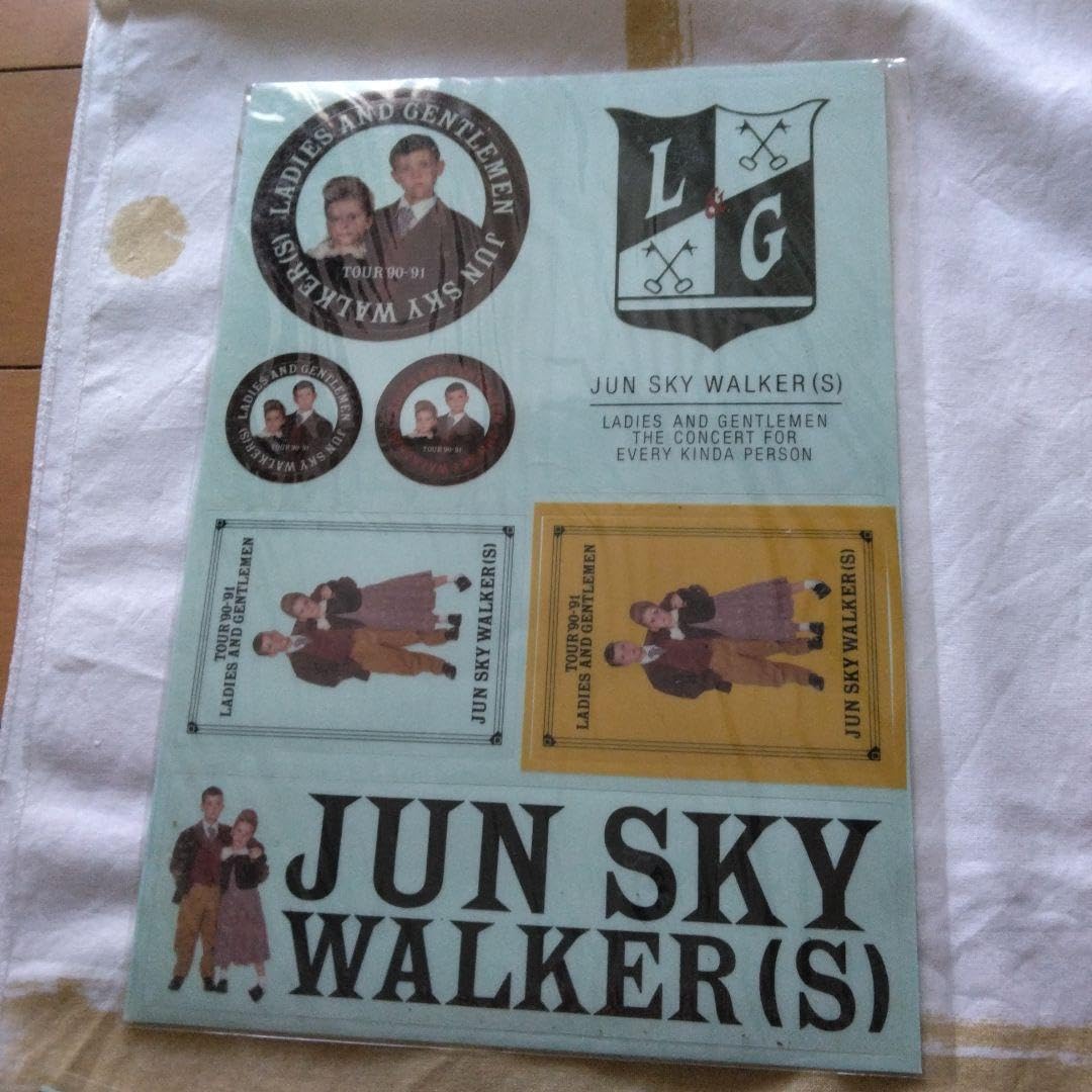 Amazon.co.jp: JUN SKY WALKER（S）ライブ ステッカー 3枚 : おもちゃ