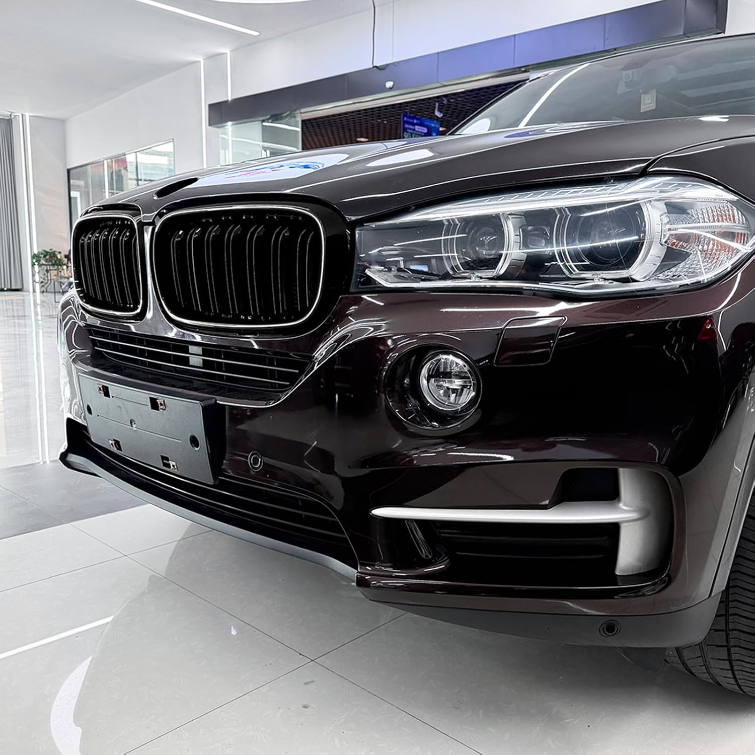Front Kidney Grille With Light For BMW X5 F15 X6 F16 2014-2018