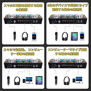 新品 ゲーミングオーディオミキサー ボイスチェンジャー PC/PS4/PS5対応 Amazon | Q7 ボイスチェンジャー ゲーミングオーディオミキサー