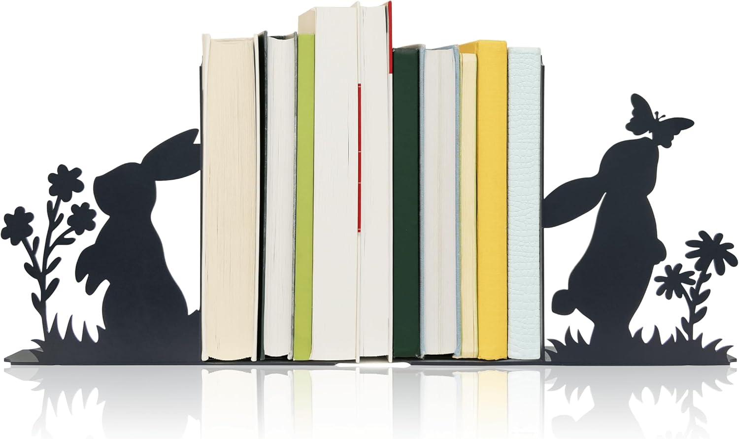 Charming Bunny Decor Rabbit Bookends - Adorable and Functional Decorative Accessories for Home and Office