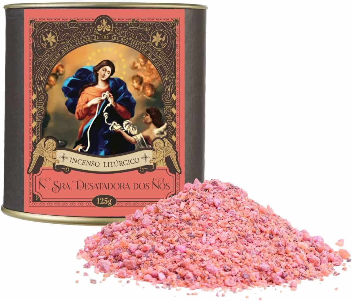 Our Lady Untier of Knots Church Incense Grain for Catholic Devotions (4.4oz)