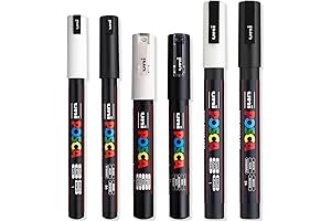 Ultra Fine to Fine Tip Posca Paint Marker Pens for Precision Detailing...
