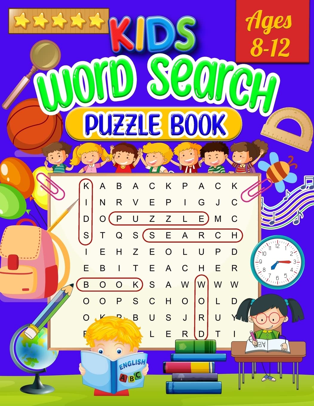 Buy Kids Word Search Puzzle Book Ages 812 Word Search for Kids