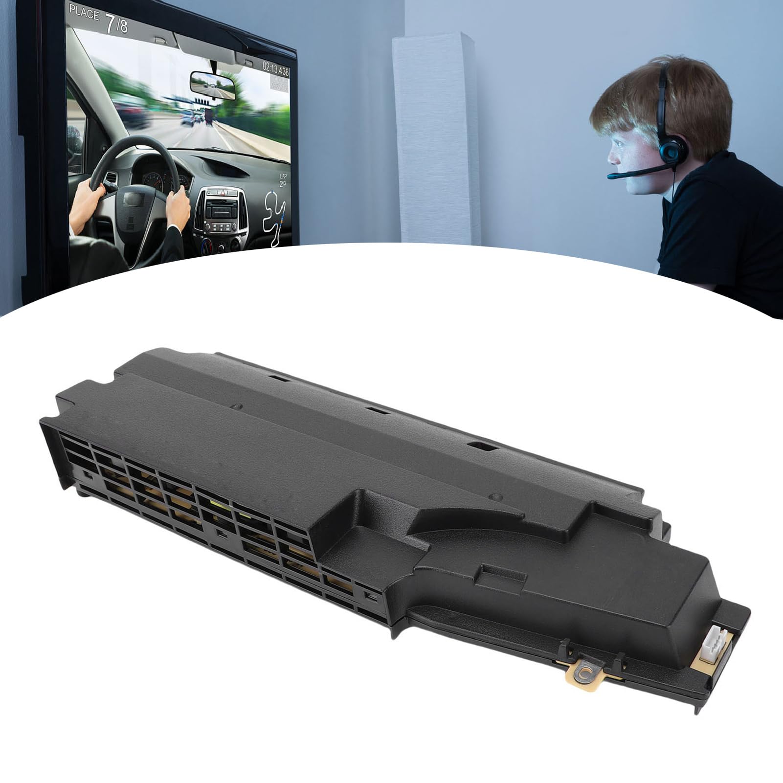 Topiky Alimentatore APS 330, Ricambio per Console di Gioco Super Slim Serie 4000, unità di Alimentazione Interna, Uscita Stabile, Design CompattoMateriale