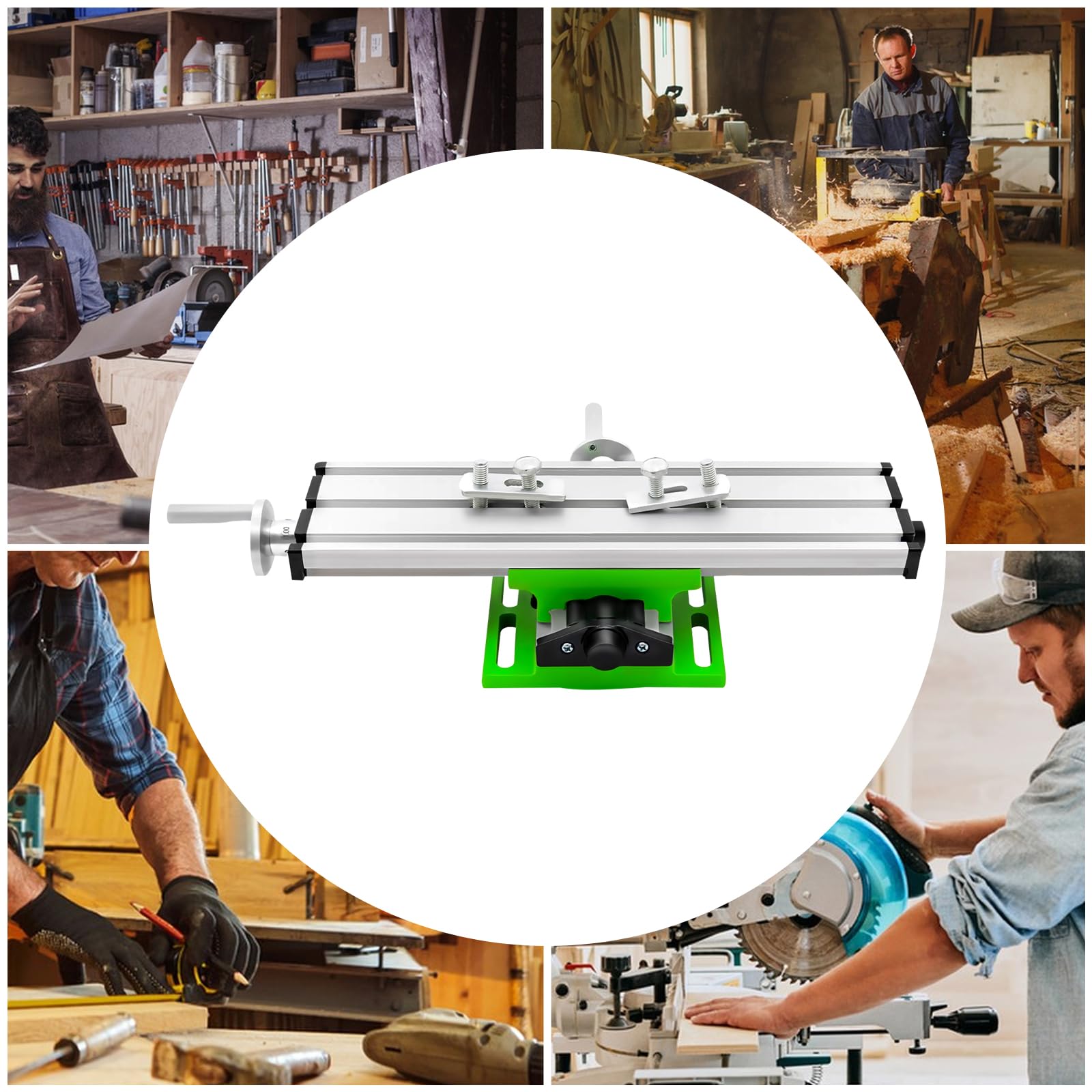 Banco de trabajo multifunción de aluminio, 2 en 1, plegable, con recorrido en X, 20 cm, banco de trabajo portátil, mesa de trabajo ligera, para taller, montaje, bricolaje