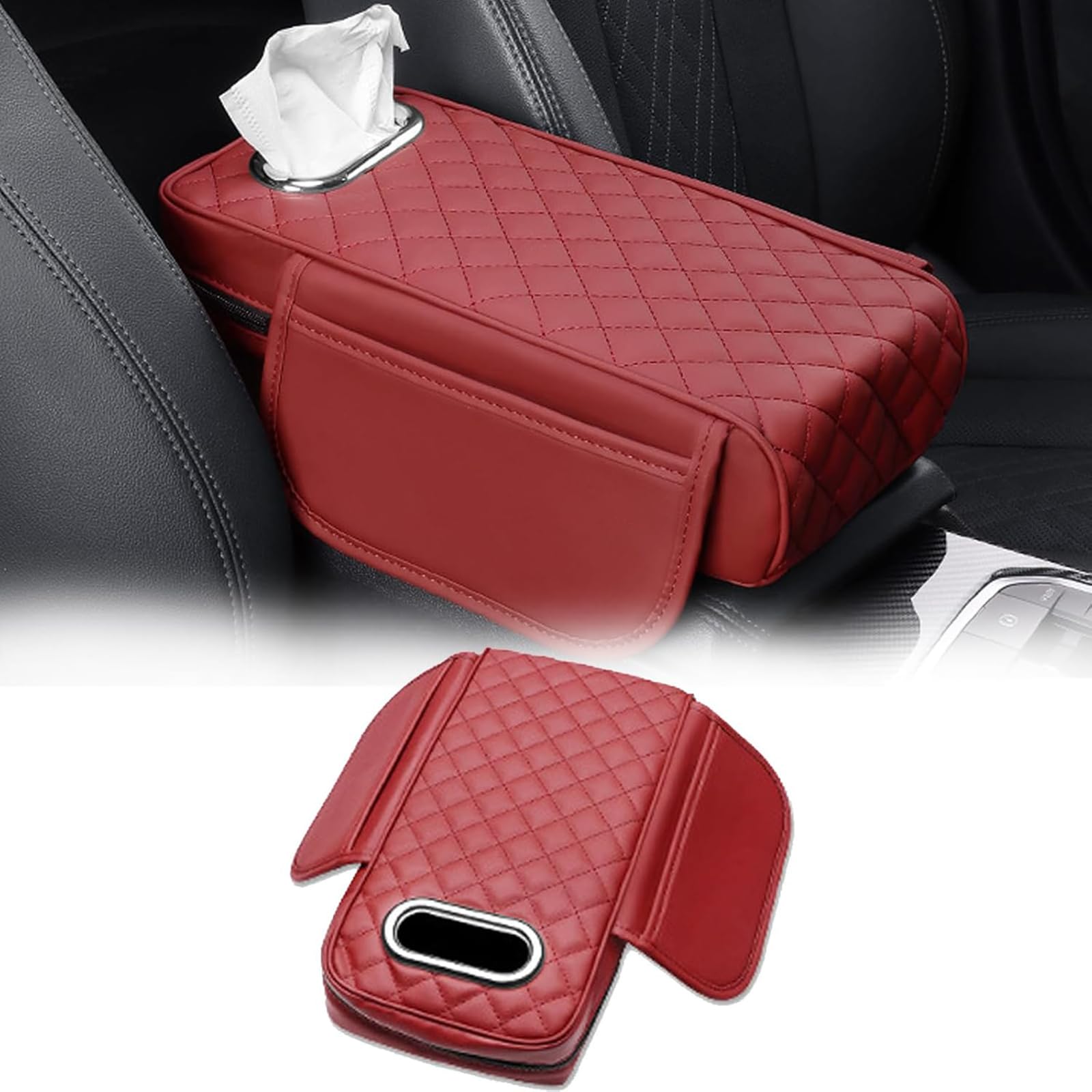 Jinhuo Protège-Accoudoir Auto En Siili Cuir Copatible Avec La G G5