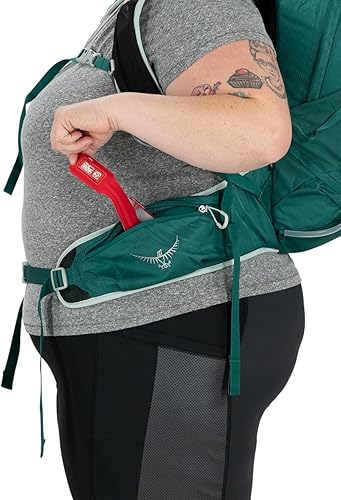 Miniatura 14 de Osprey Mochila de senderismo Tempest para mujer, verde, (Jasper Green), Mochila de senderismo Tempest