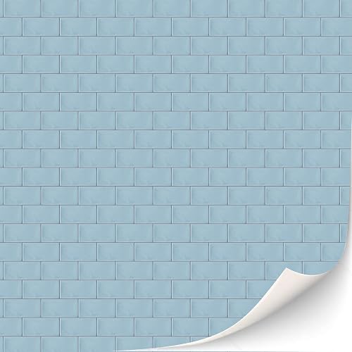 TexturKontor Azulejos Autoadhesivos de Pared, 3 Hojas para Baño y Cocina