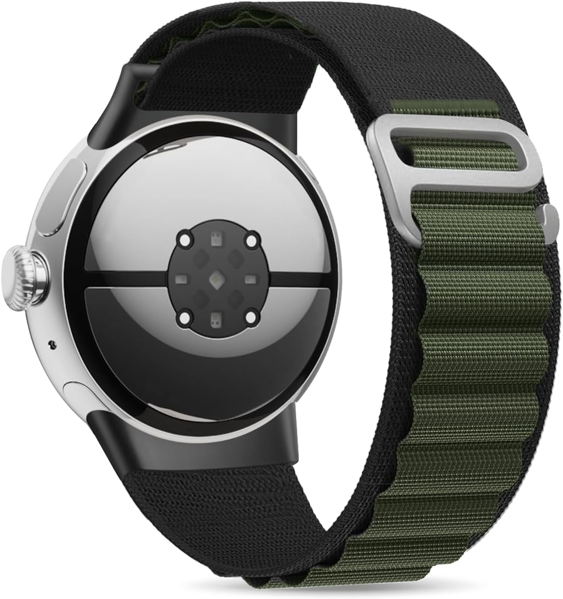 Alpine Loop Bands Compatible with Google Pixel Watch 3 45mm 41mm Band/Pixel Watch 2 Band/Google Pixel Watch Band for Men Women - Upgraded Metal Lugs - Nylon Sport Straps for Pixel Watch Accessories