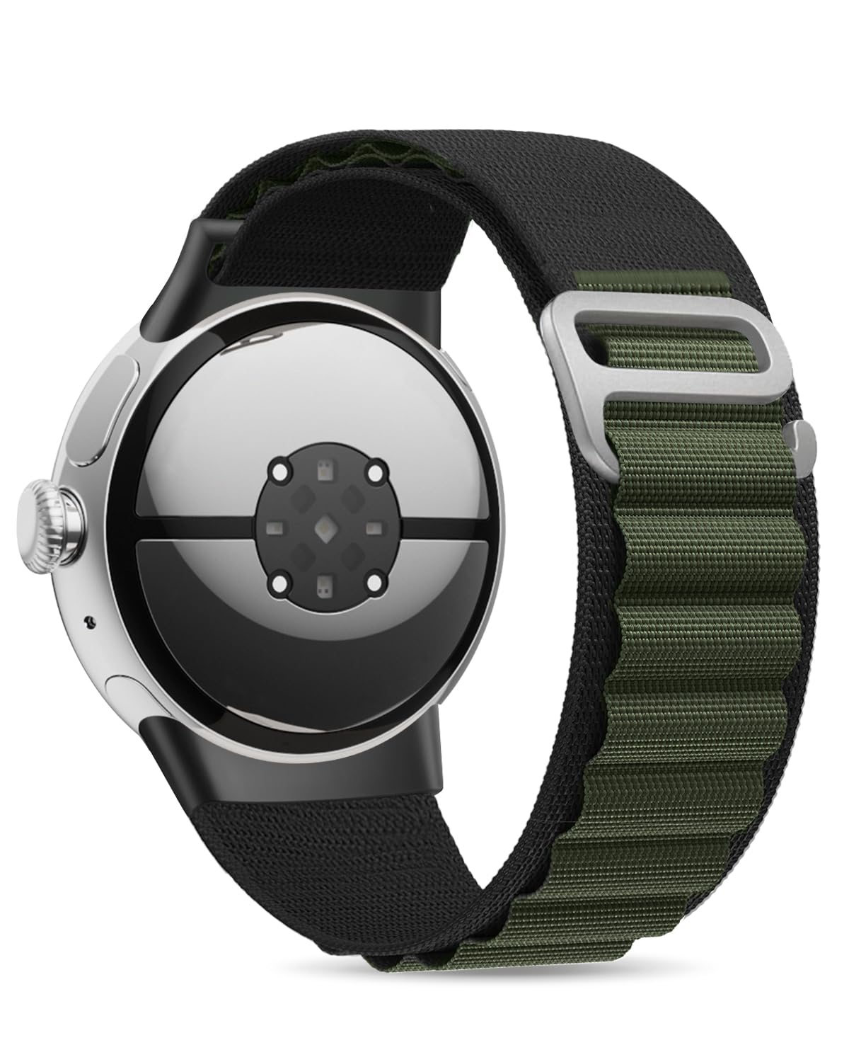 Alpine Loop Bands Compatible with Google Pixel Watch 3 45mm 41mm Band/Pixel Watch 2 Band/Google Pixel Watch Band for Men Women - Upgraded Metal Lugs - Nylon Sport Straps for Pixel Watch Accessories