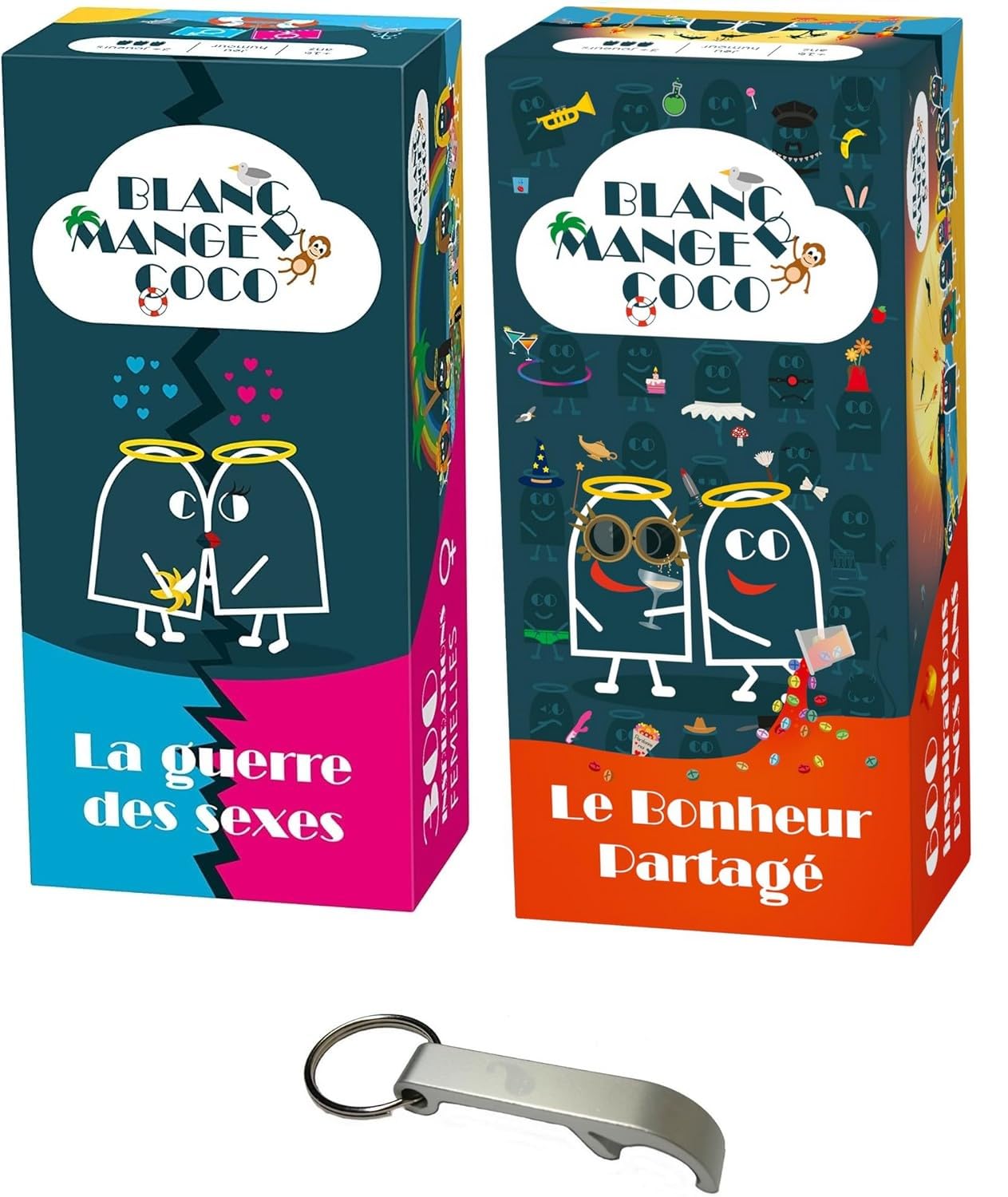 Lot Blanc Manger Coco La Guerre des Genres + Le Bonheur Partagé Version Française + 1 Decap Blumie
