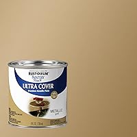 Vista 183 de Rust-Oleum Painter's Touch 1979502 - Pintura de látex, color negro brillante, 1 cuarto de galón