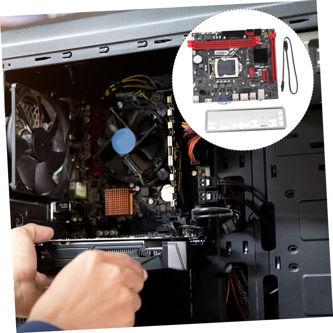 Płyta Główna Podwójna Płyta Główna Komputera Czarna Płytka Pcb