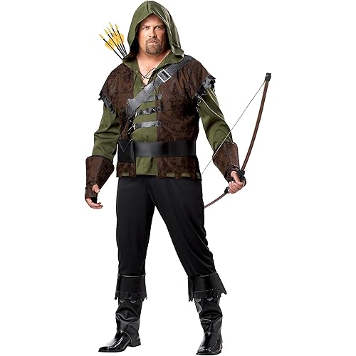 California Costumes Plus-Size Robin Hood Shirt With Vest