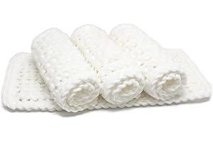 Handmade Crochet Cotton Dishcloths: A Set of Aesthetic Home Essentials