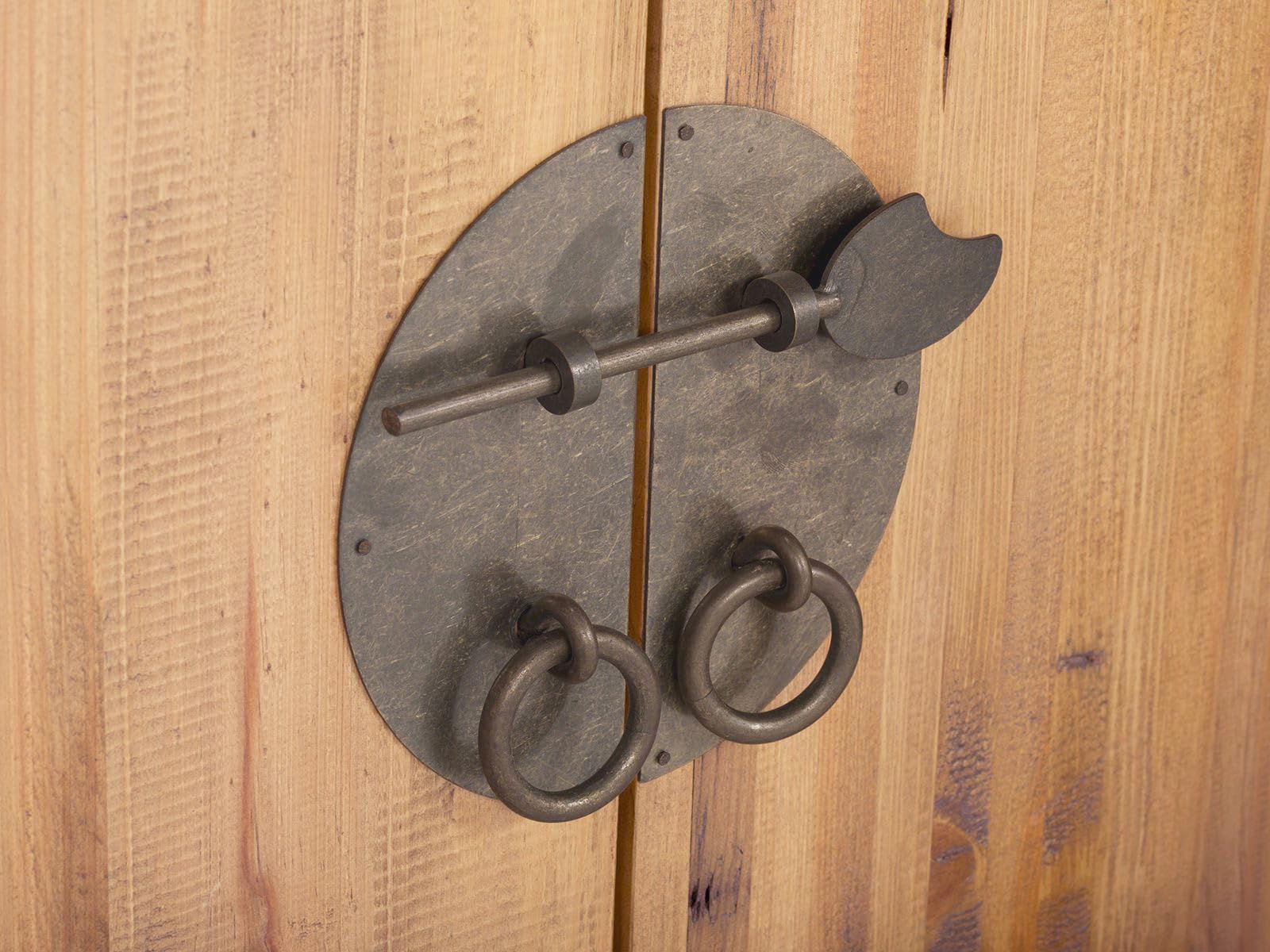 Woodkings Waschbeckenunterschrank Rangun Massivholz Pinie 70x61x32 cm, Waschtischunterschrank Badmöbel Badezimmerschrank Badschrank Bad Unterschrank