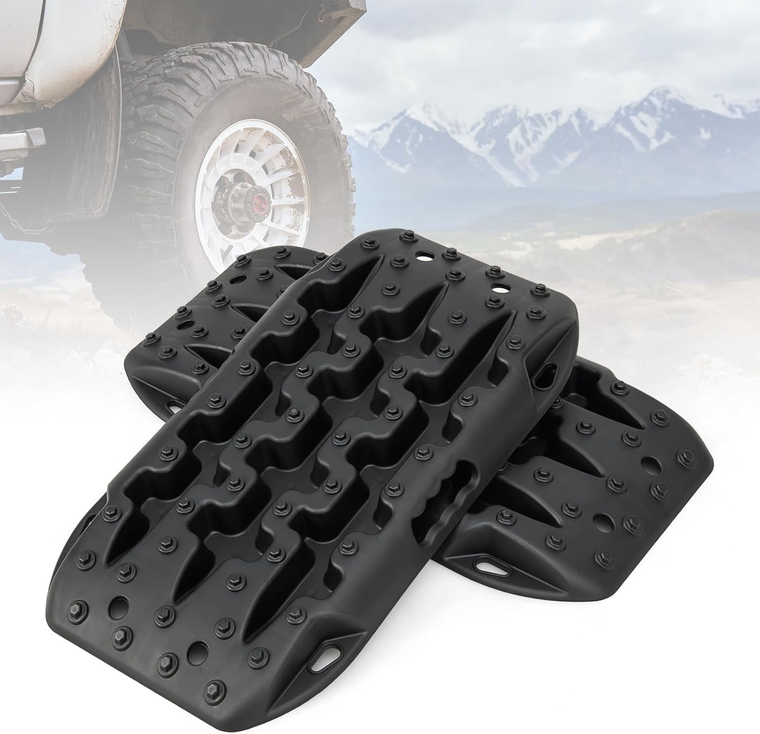 S AFSTAR 2 PCS Traction Boards Offroad, 2Piece Traction