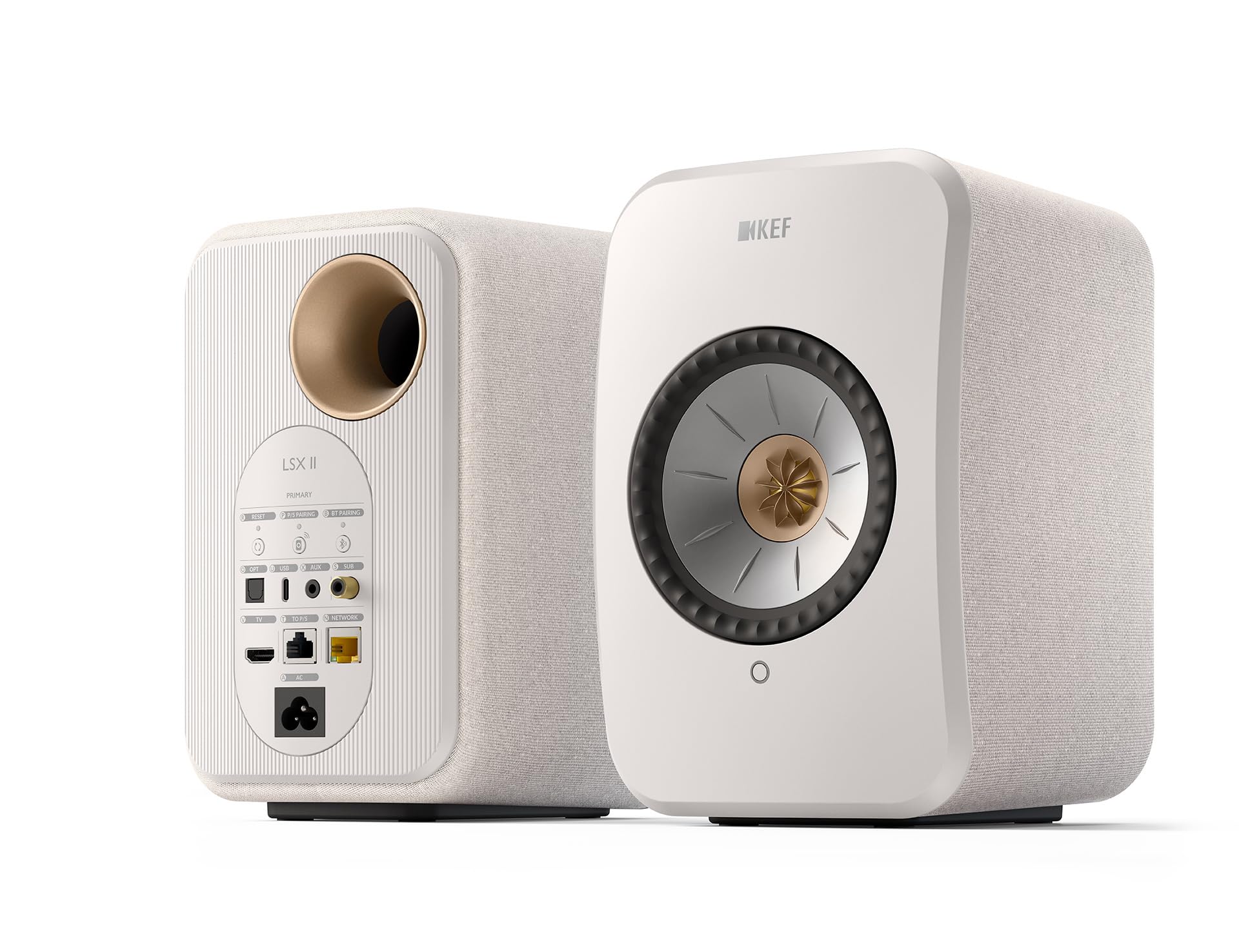 Amazon.com: KEF LSX II Wireless HiFi Speaker System (Cotton White