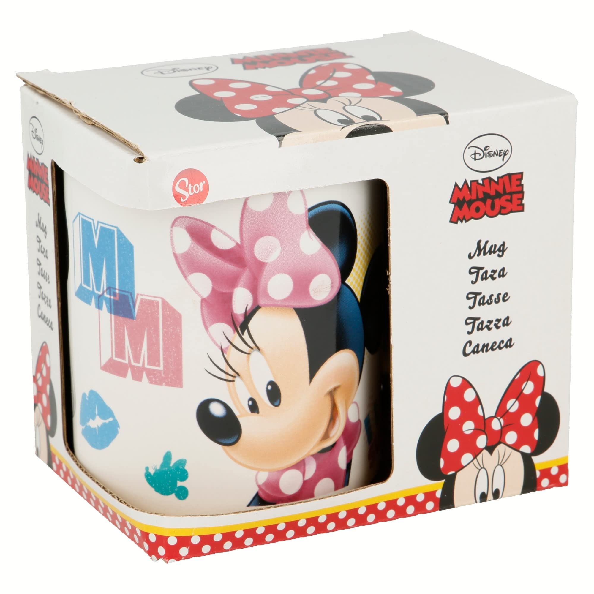 Stor Multicoloured 11Oz Ceramic Mug In Minnie Mouse Gift Box