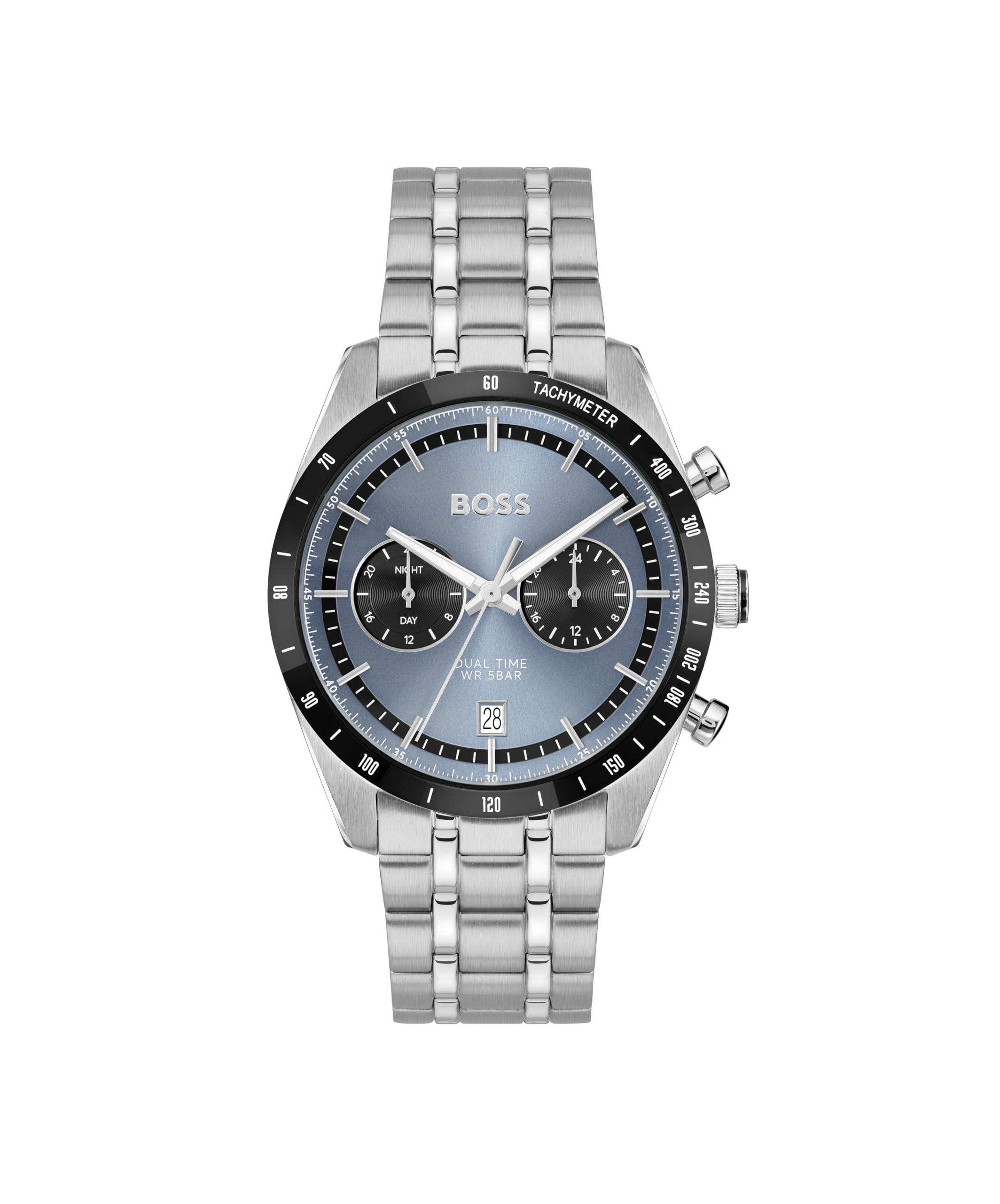 BOSS Multi Zifferblatt Quarz Uhr für Herren Kollektion TOURMASTER - Erhältlich aus Edelstahl oder Lederarmband