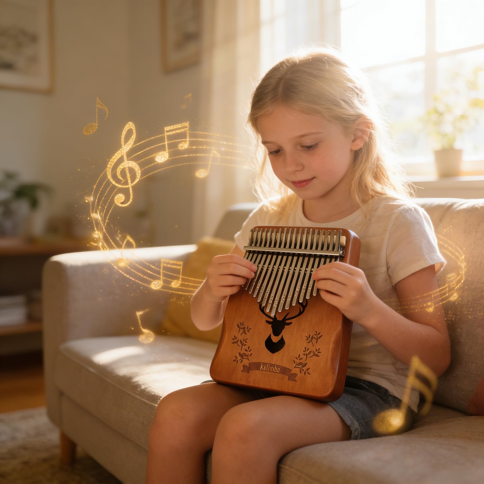 Kalimba, pianoforte da 21 pollici, armonie ricche di alta qualità per principianti e uso da viaggio