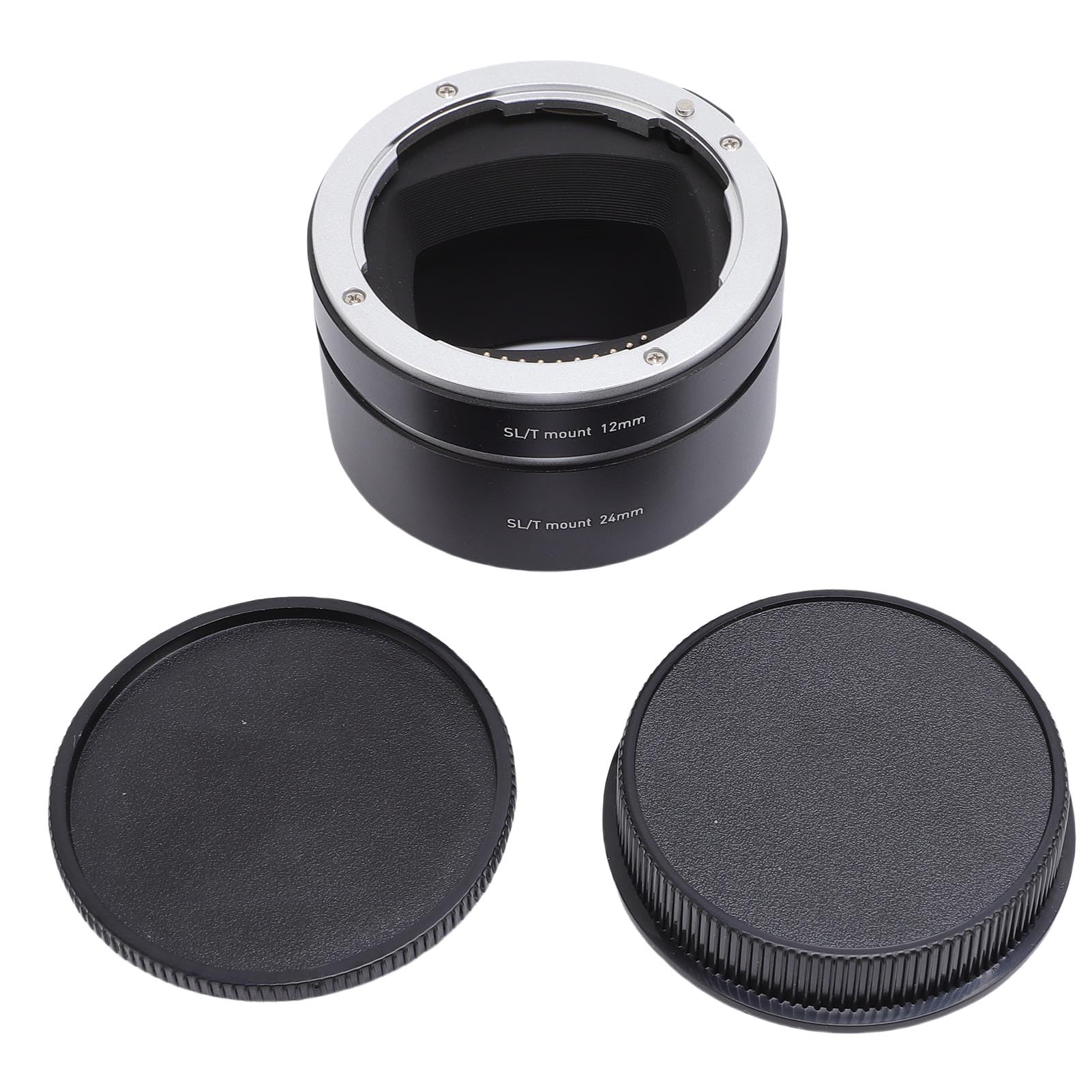 Adattatore ro in Metallo per Estensione Tubi 2-24 mm, porta osizione e Apertura, Accessorio Fotografico per Fotocamere L-Mount