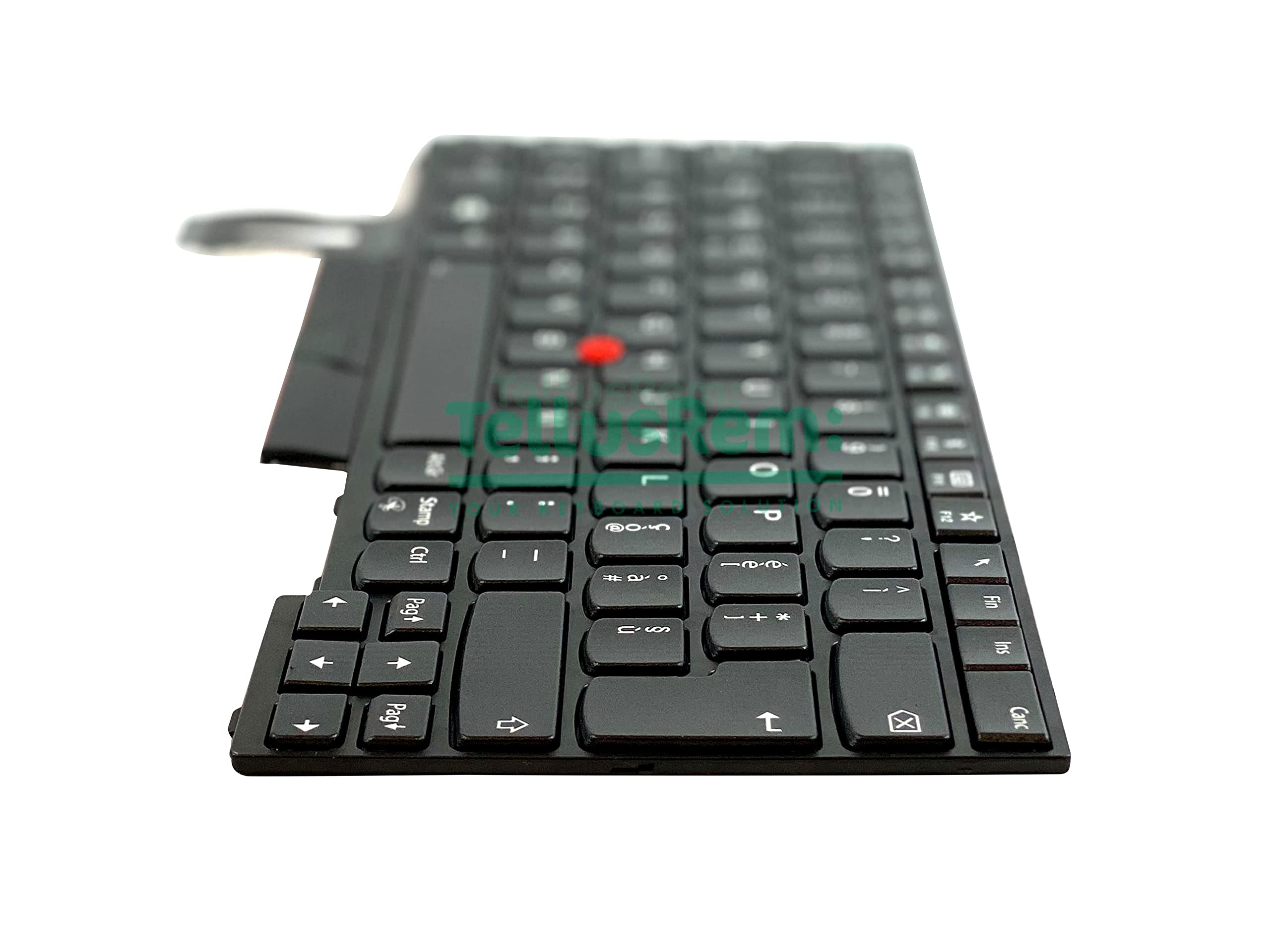 Tastiera sostitutiva compatibile con Lenovo ThinkPad T480s black - IT retroilluminata, per modelli compatibili T480s, T490, E490, L480, L490, L380, L390, L380 Yoga, L390 Yoga, E480, E490