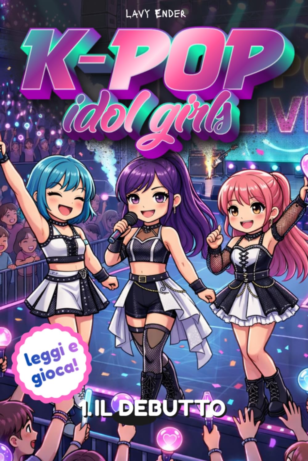 K-Pop Idol Girls: leggi e colora