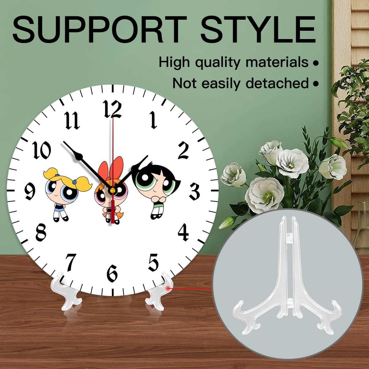 Amazon.co.jp: パワーパフガールズ 壁掛け時計 丸型デジタル掛け時計