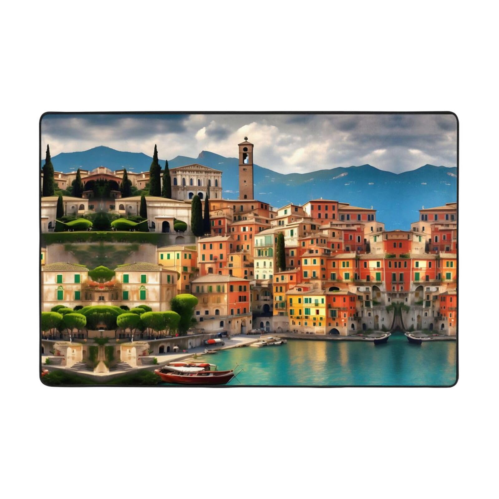 Tapis de salon imprimé en Italie doux pour chambre d enfant