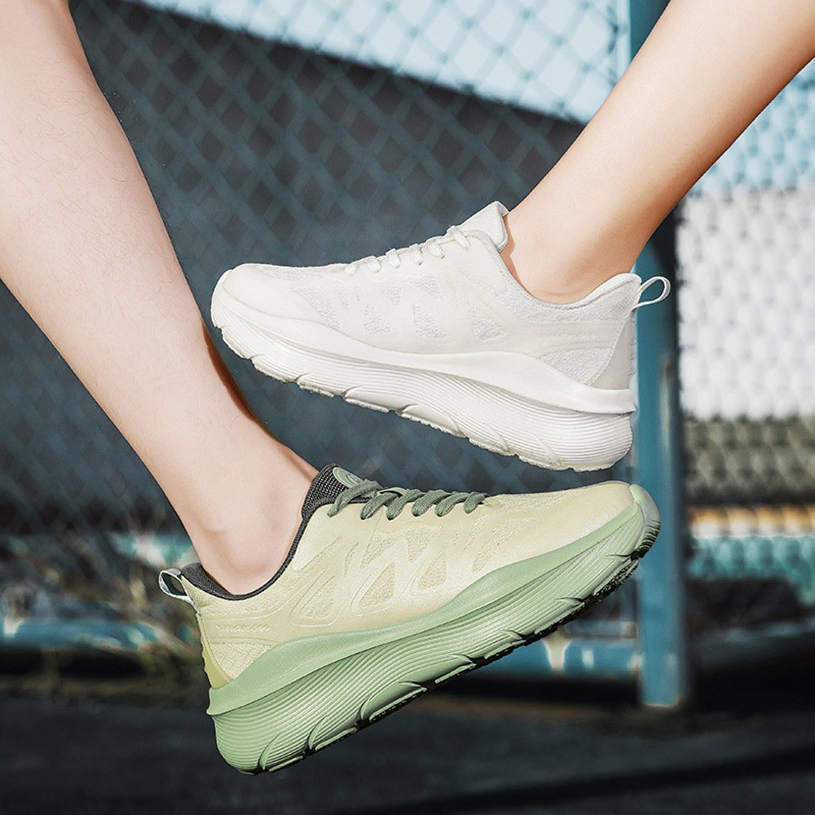 Scarpe Ginnastica Uomo Scarpe Palestra Uomo Estive da Sneakers in Tela Bianche Eleganti Alte Running Ammortizzate Rialzate Invernali Traspiranti Neutre Padel Sportive 51 Ragazzo Leggere Bambino