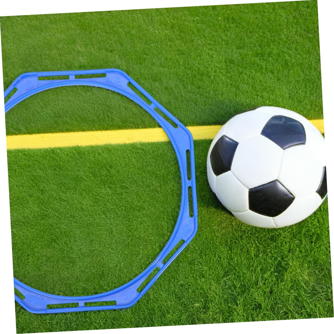 BESPORTBLE 4pezzi Cerchi per Agilità da Anelli Ottagonali per Allenamento della Velocità in Plastica Pp per Calcio Basket Football Americano Attrezzatura per Esercizi Multisport
