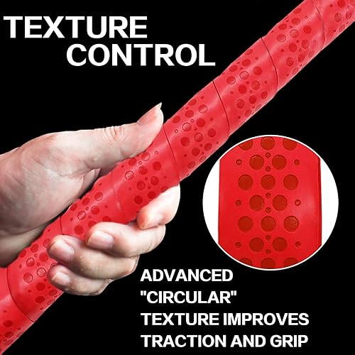Miniatura 4 de VEASAERS Bat Grip Tape Baseball Softball 24 Pack 40 inch 1.75mm Precut and Full Adhesive Back Pro Feel Soft Comfortable Tapes for Old Bats Handles