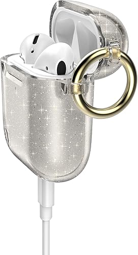 Miniatura 5 de Speck Productos Presidio Clear Airpods 21 Generación Funda, Transparente con Brillo DoradoTransparente