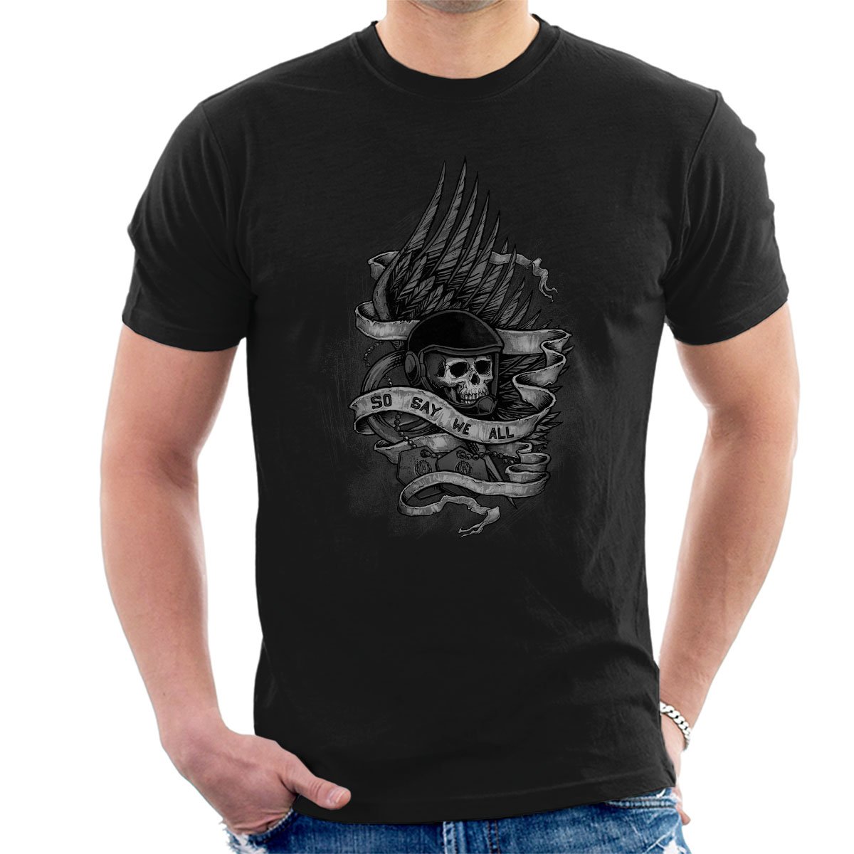 Admiral Adama Battlestar Galactica So Say We All Men's T-Shirt