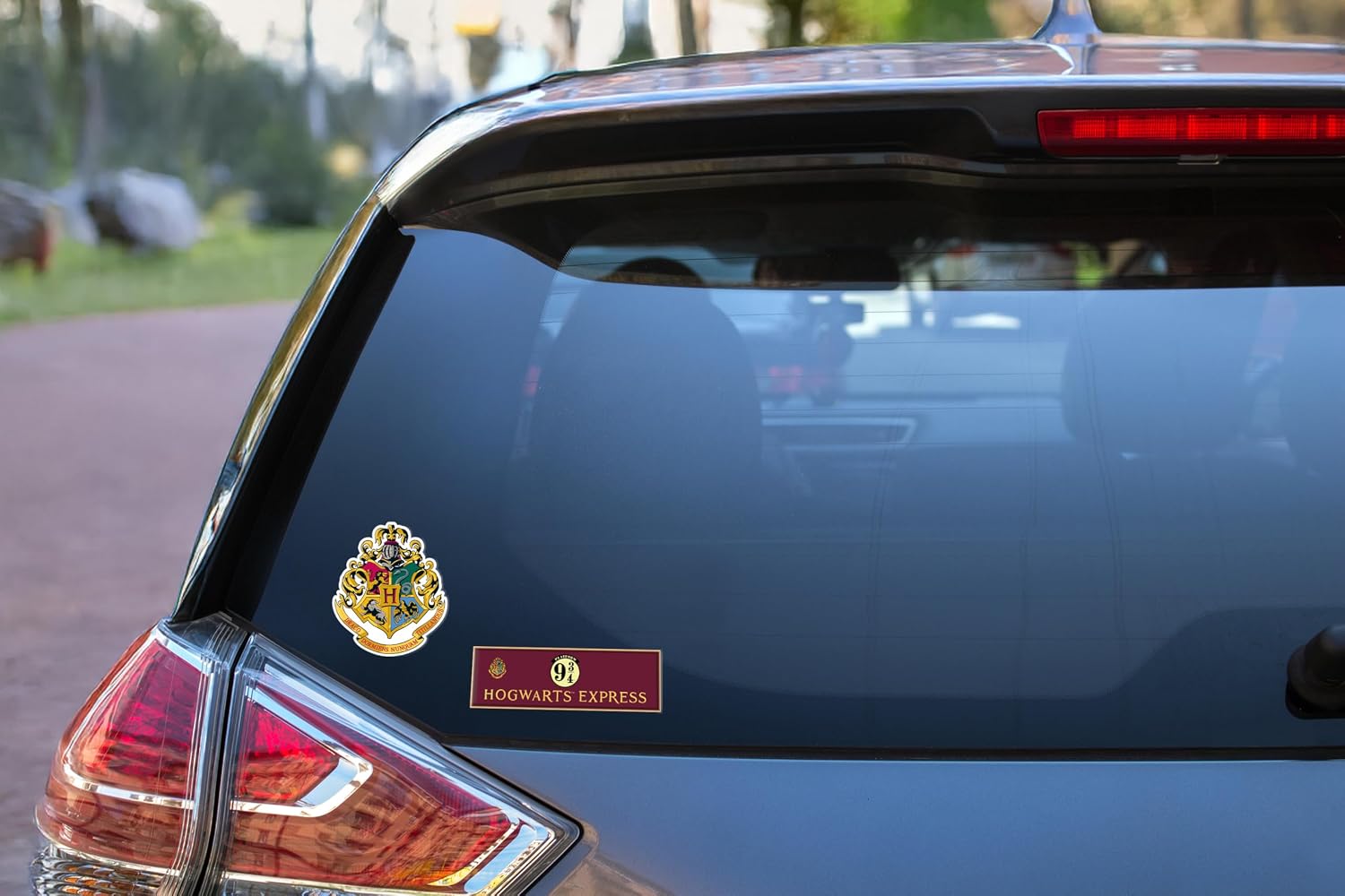 Elektroplate Harry Potter Hogwarts Express 9 3/4 Dynamic Car Decal Set of 3 image 2