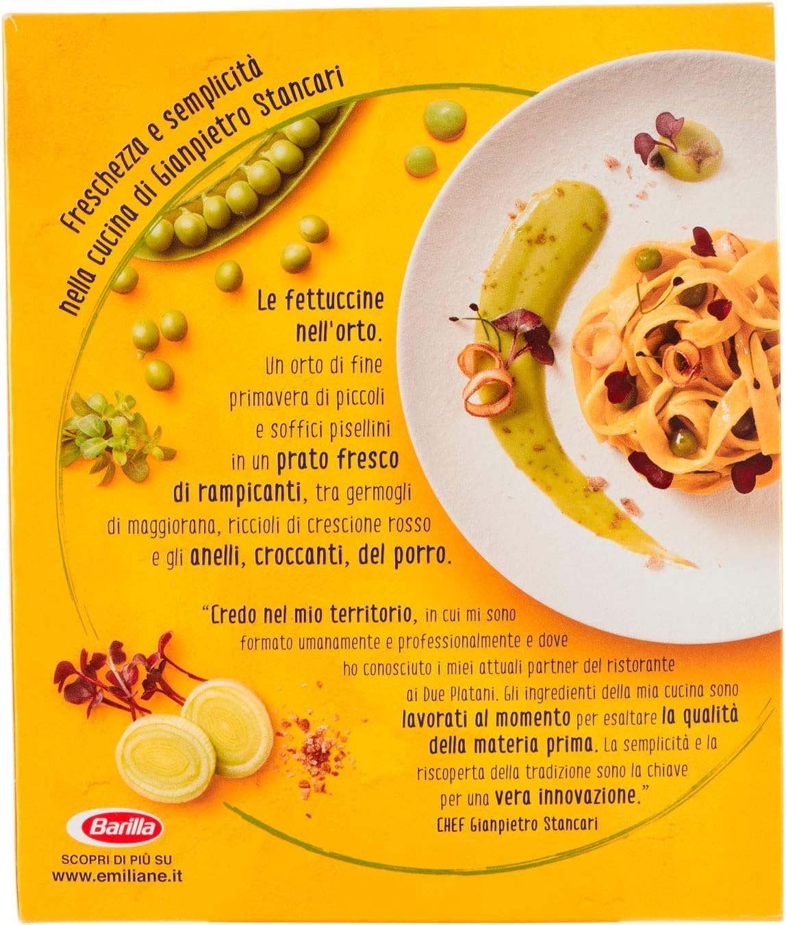 Italian Gourmet Le Emiliane Fettuccine pâtes aux œufs 12 x 500g