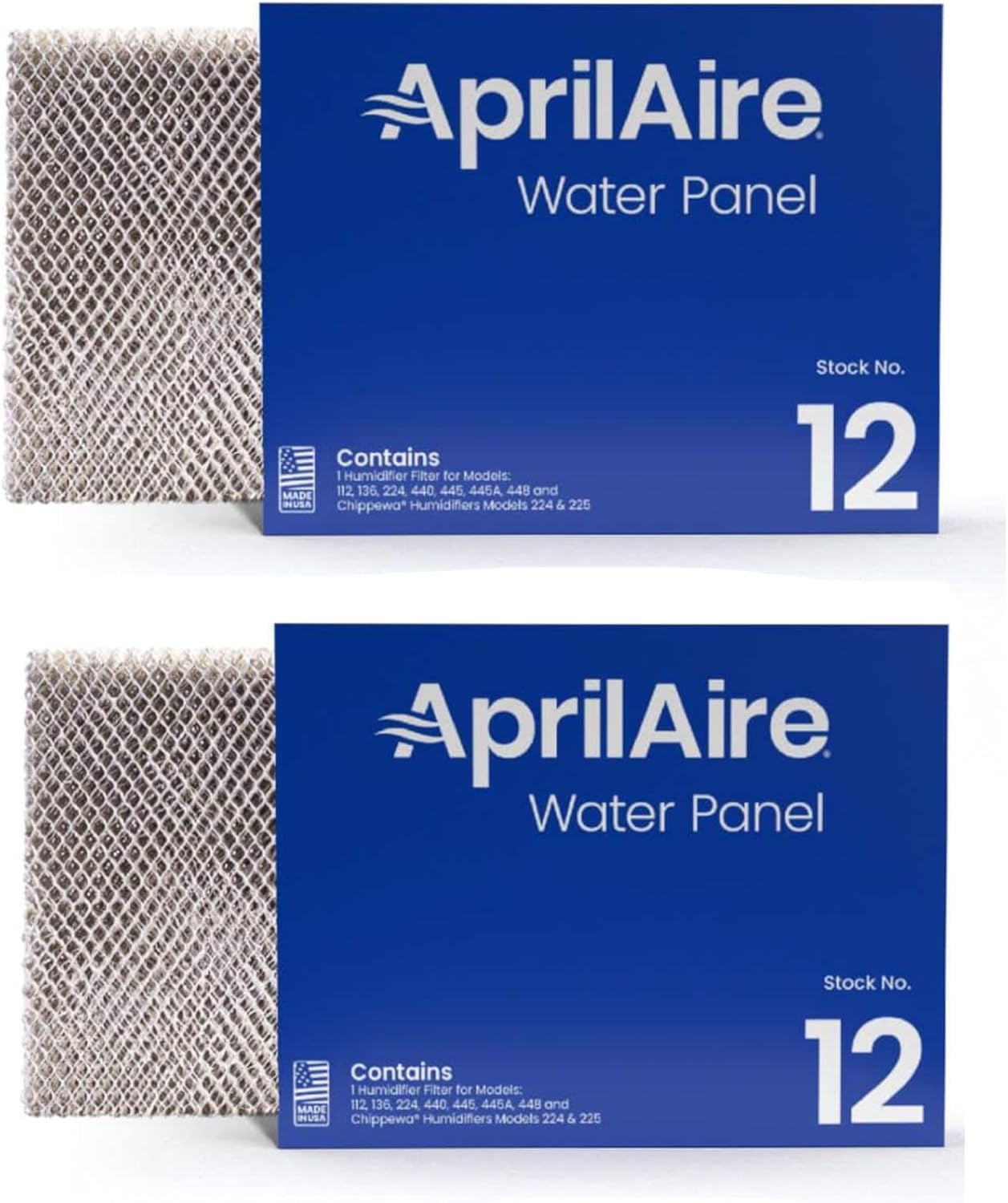 2 Pack for APRILAIRE # 12 Original Replacement Water Panel Filter PAD for Models 112 224 225 440 445 445A 448